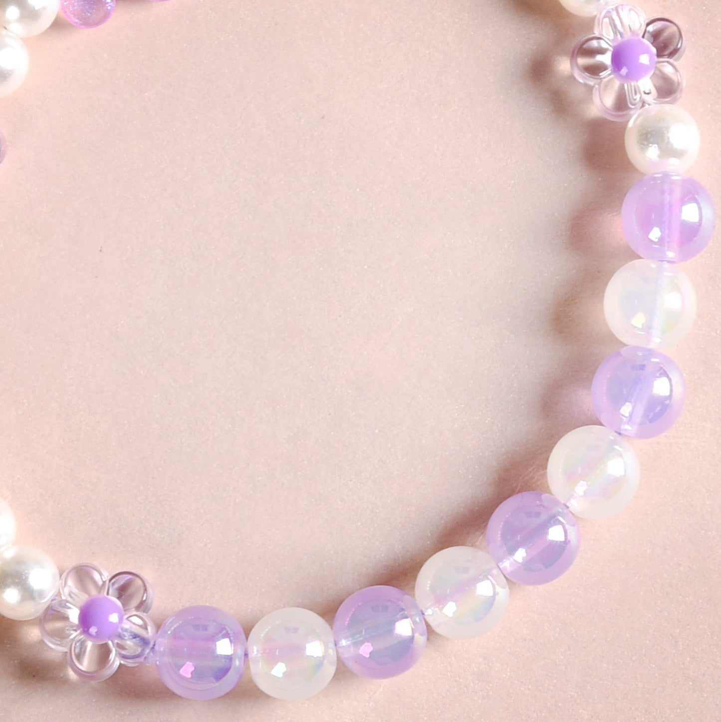 Butterfly Bliss And Pearl Hues Phone Charm Strap