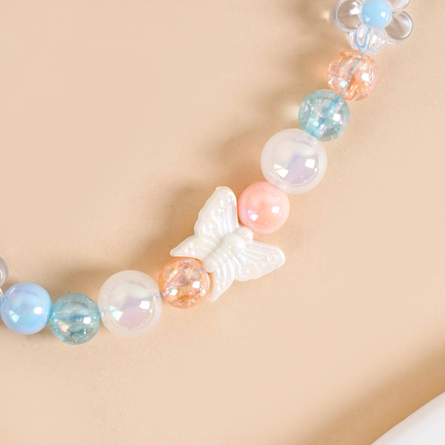 Peachy Blues Phone Lanyard