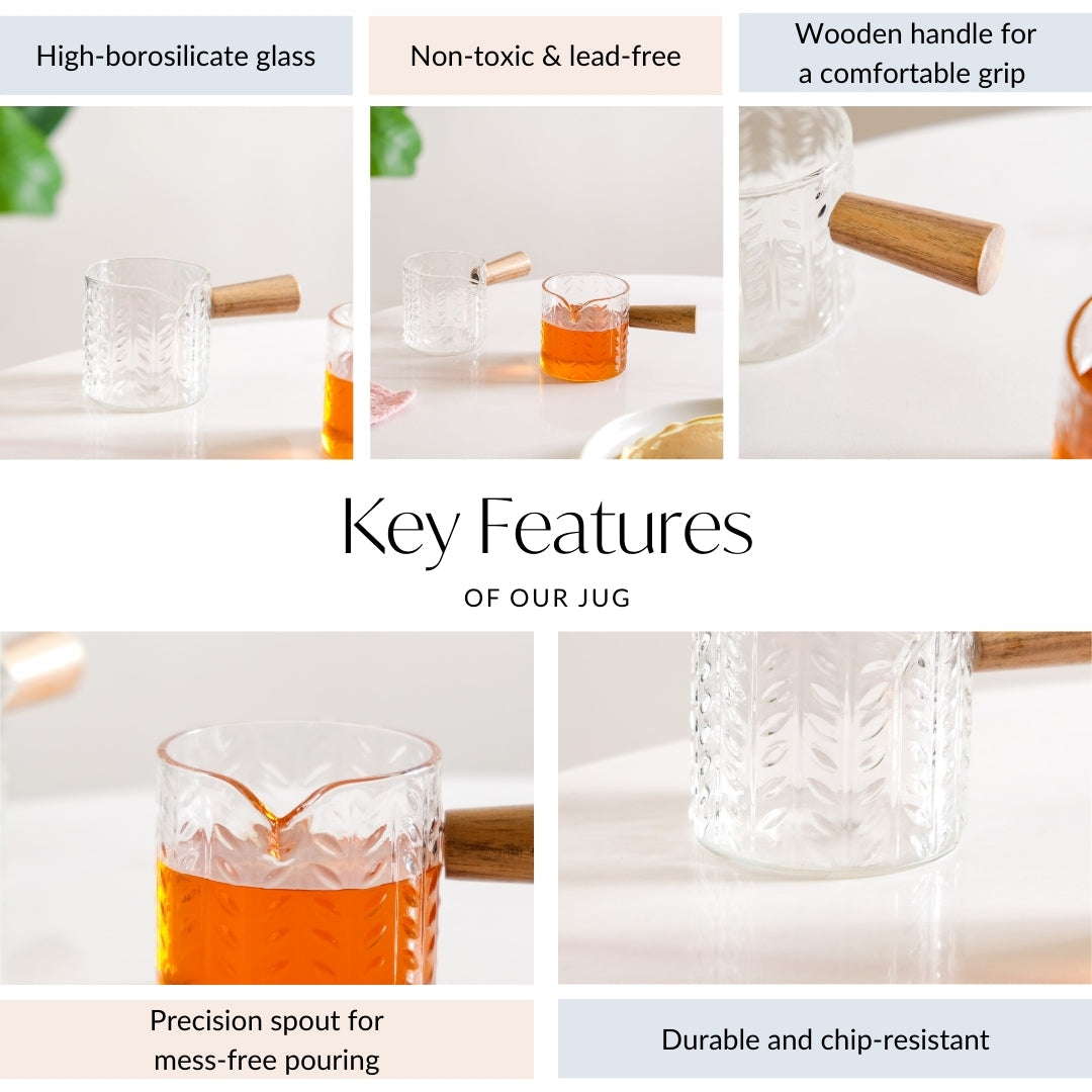 Pure Pour Sauce And Condiment Pitcher Set Of 2 110ml