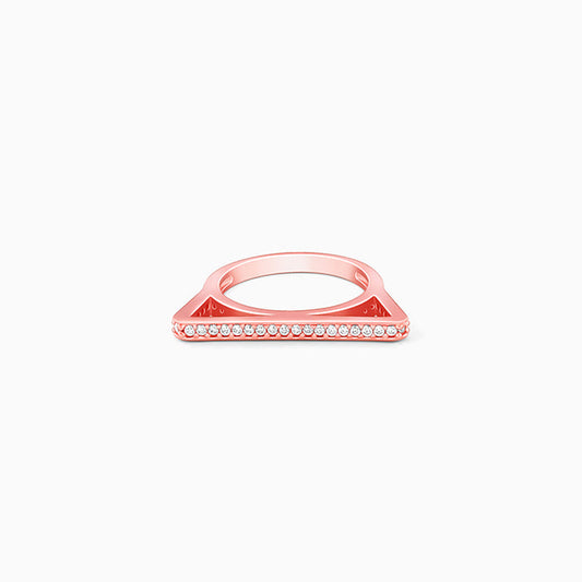 Rose Gold Tangent Ring