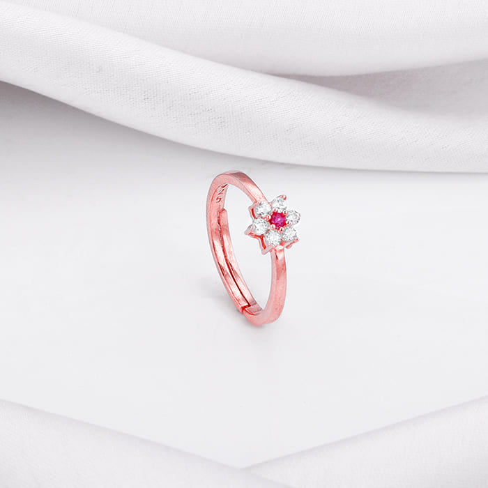 Rose Gold Flower Power Ring
