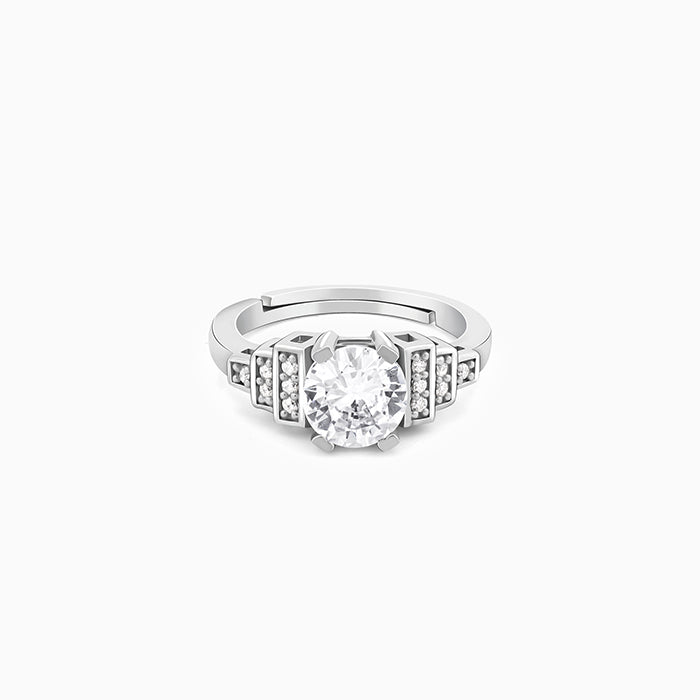Silver Evening Glamour Ring