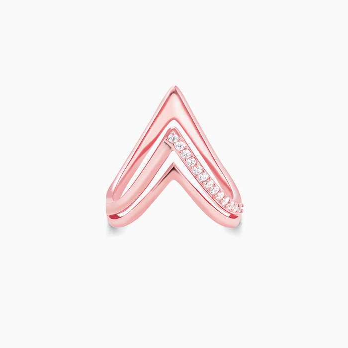 Rose Gold Blissful Beauty Vanki Ring