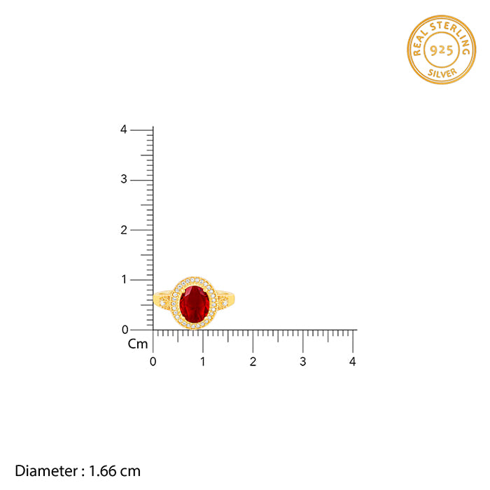 Golden Poetic Love Ring