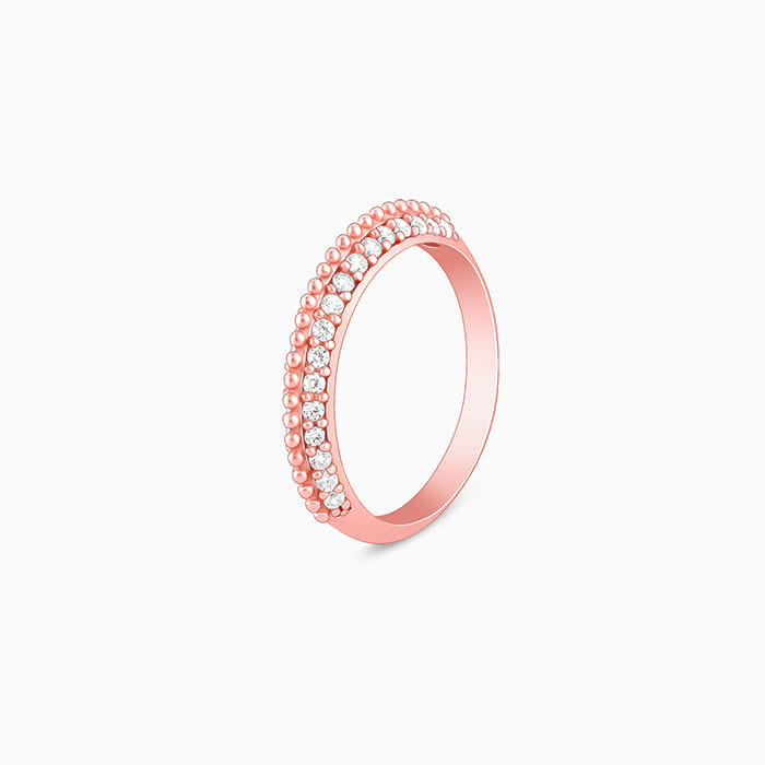 Rose Gold Embanked Ring