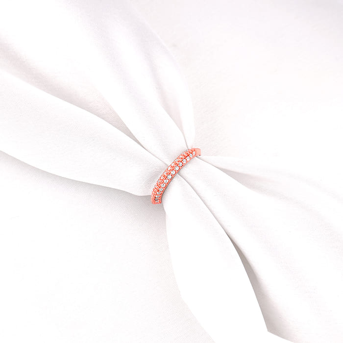 Rose Gold Embanked Ring