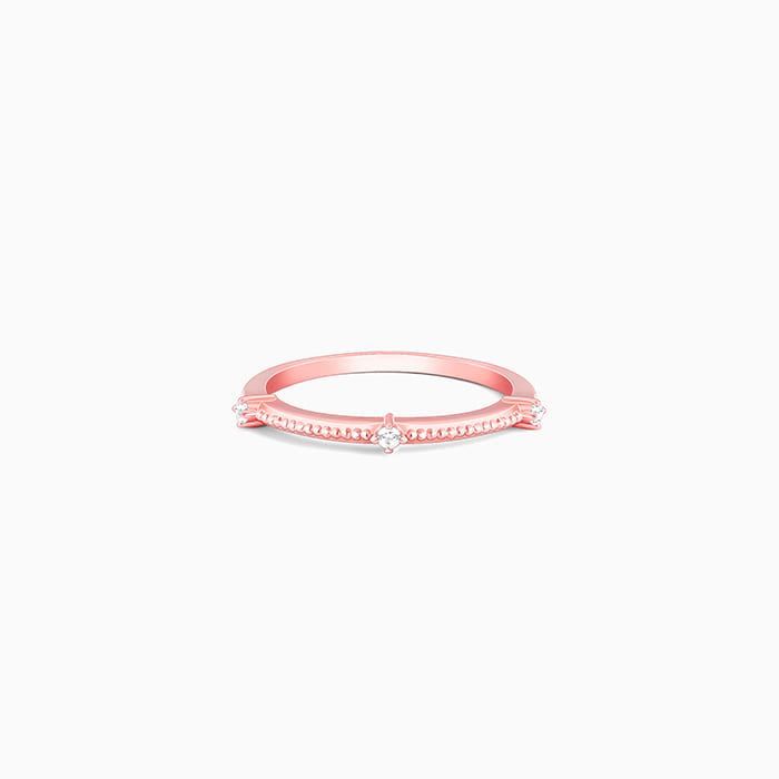 Rose Gold Glamourous Aura Ring