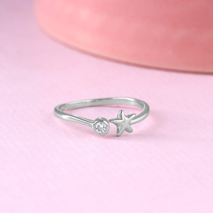 Silver Starry Dusk Ring