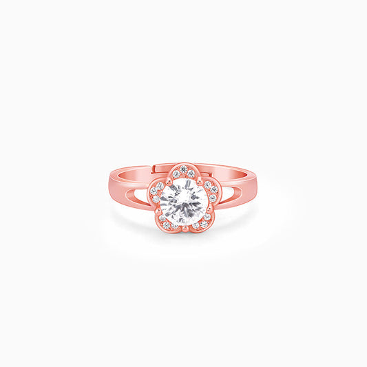Rose Gold Buttercups Floral Ring