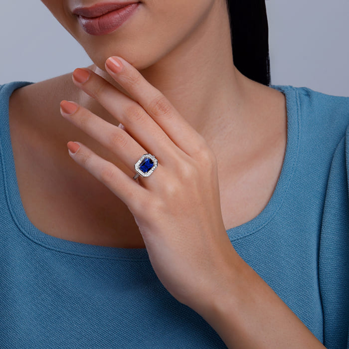 Silver Oceanic Beauty Ring