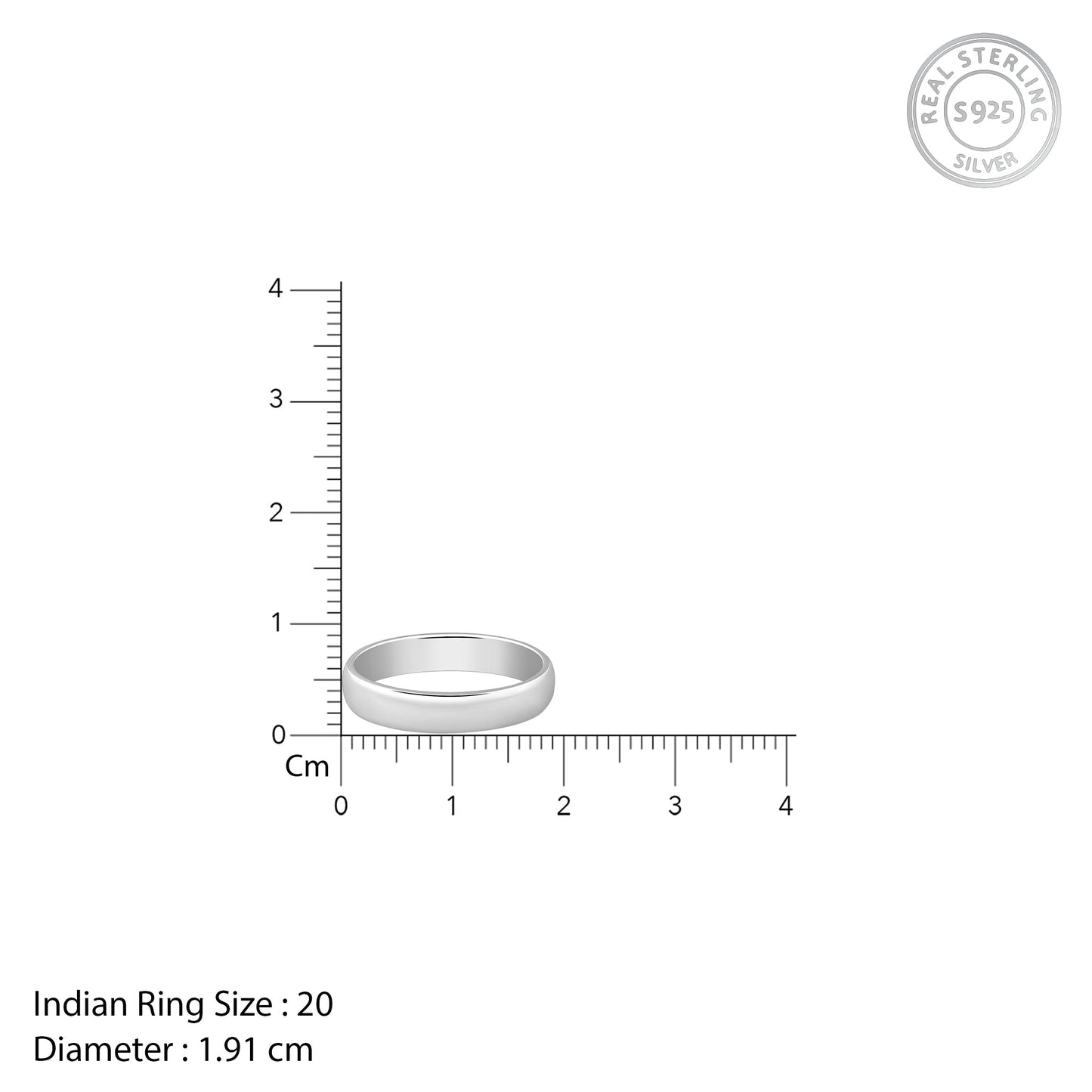 Silver Modern Grace Ring For Him