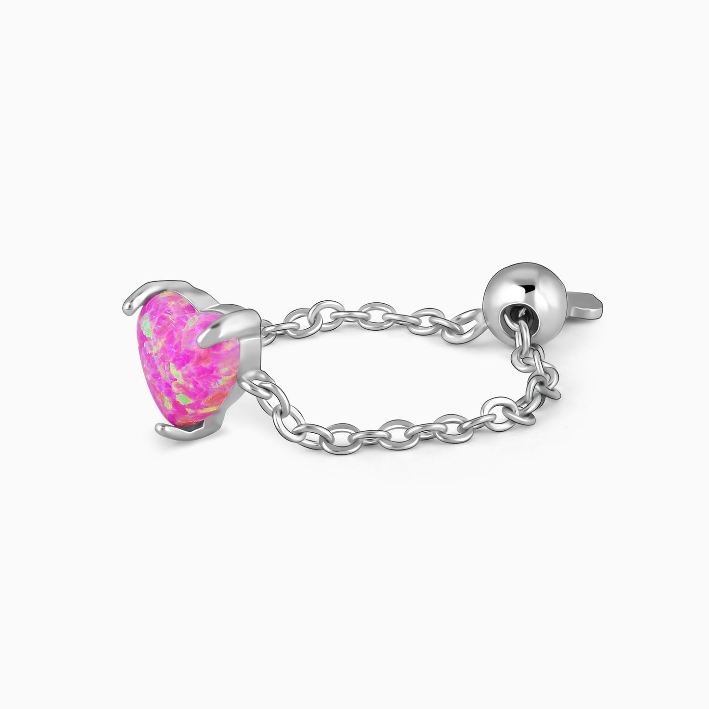 Silver Gypsy Heart Ring