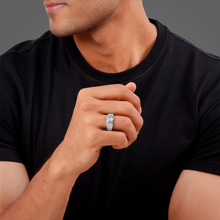 Silver Signet Ring For Him
