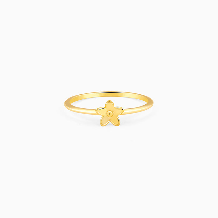 Golden Dendrobium Ring