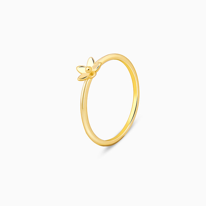 Golden Dendrobium Ring