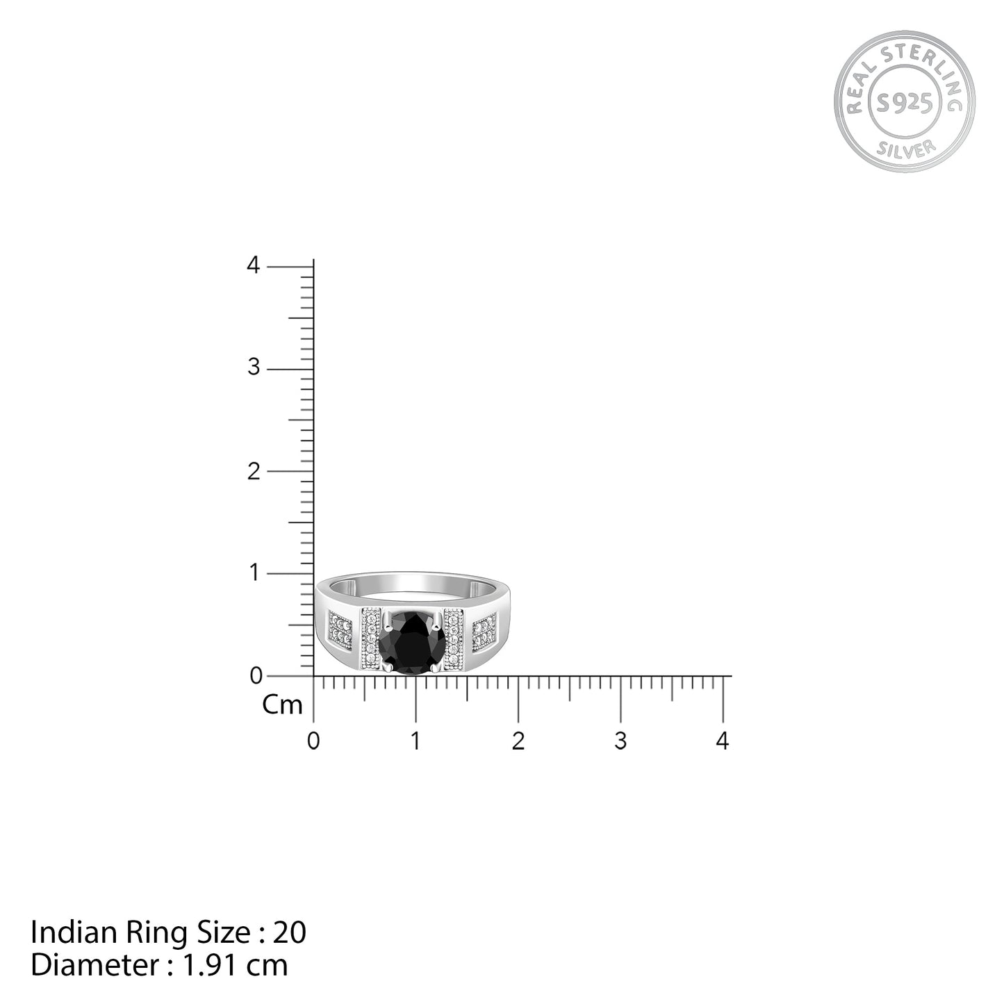 Silver Gentle Harmony Ring For Him