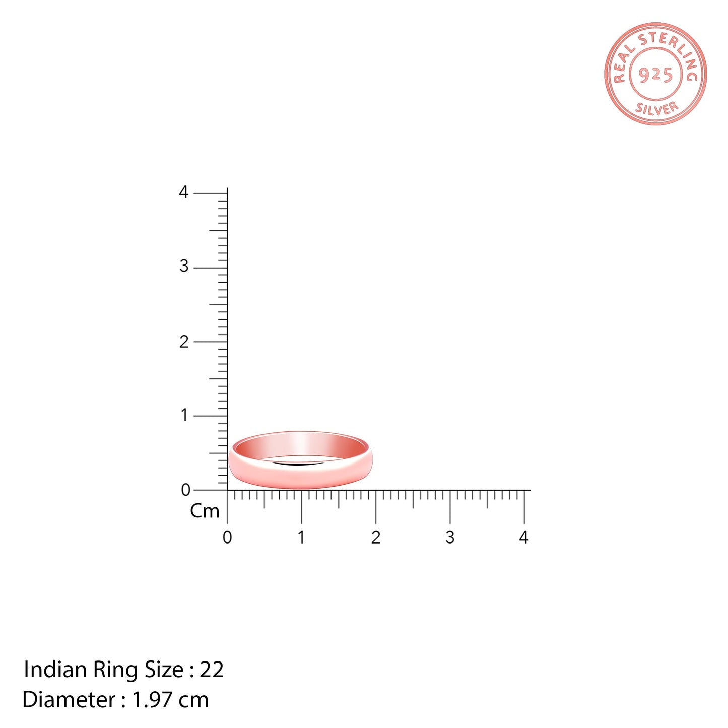 Rose Gold Classic Ring For Him