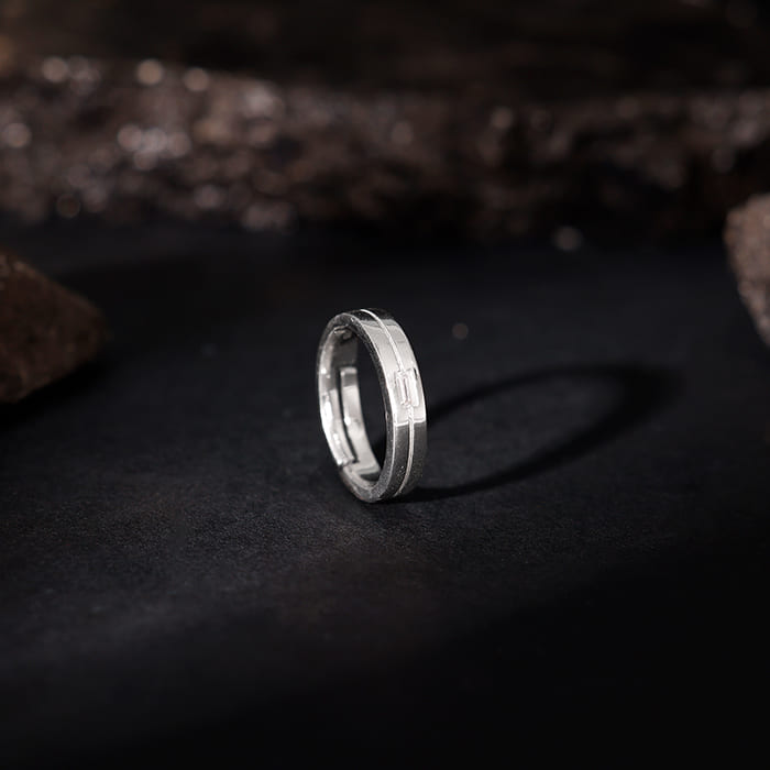 Silver Majesty Band For Him