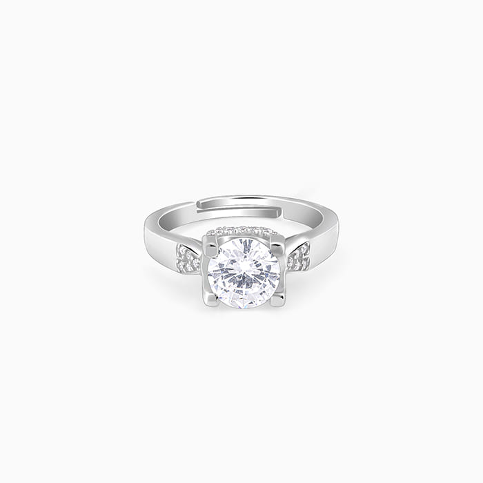 Silver All About Love Ring