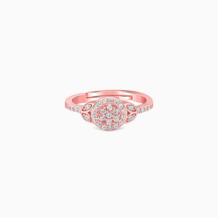 Rose Gold Sparkle-filled Ring