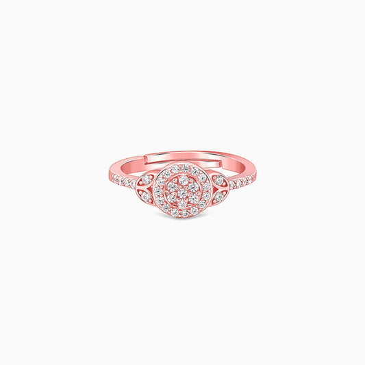 Rose Gold Sparkle-filled Ring