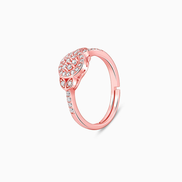 Rose Gold Sparkle-filled Ring