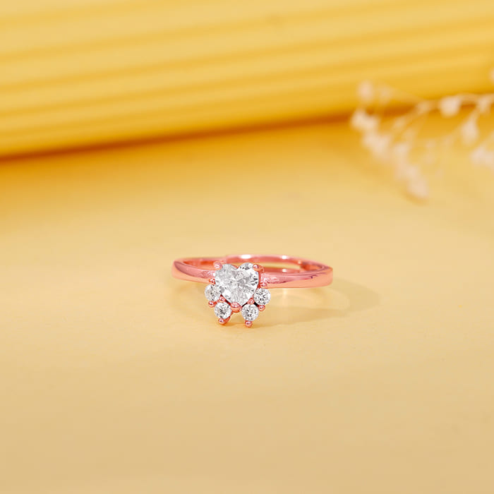 Rose Gold Divine Lotus Ring