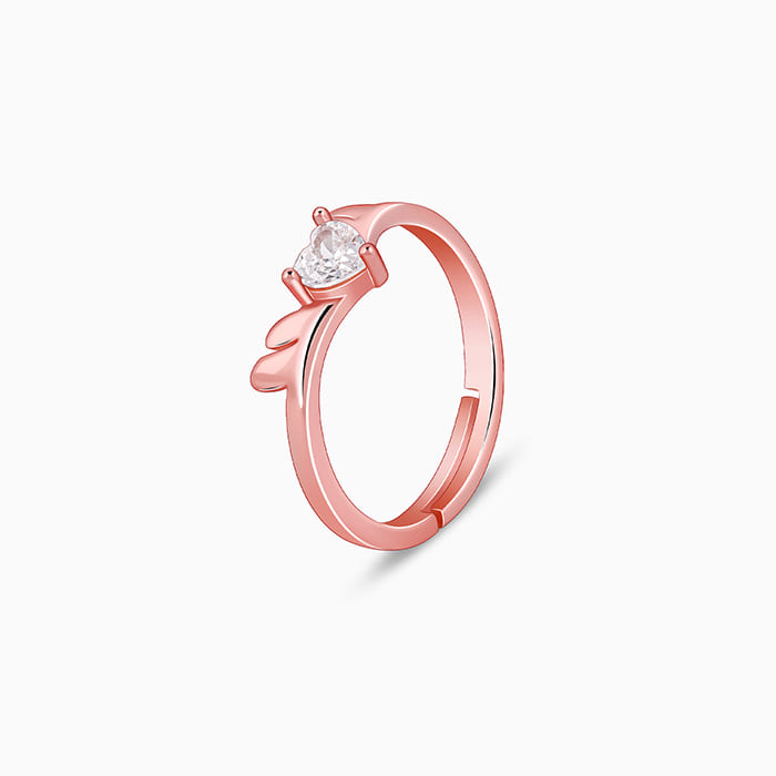 Rose Gold Elegant Deer Ring
