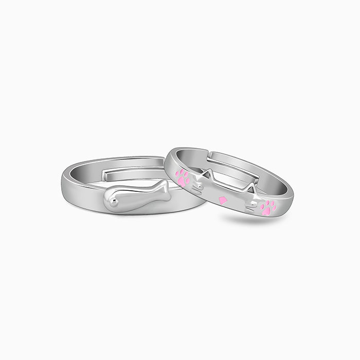 Silver Cat Parents Couple Bands