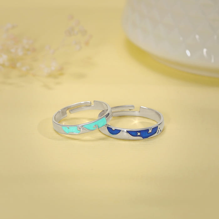 Silver Ecstasy Couple Bands