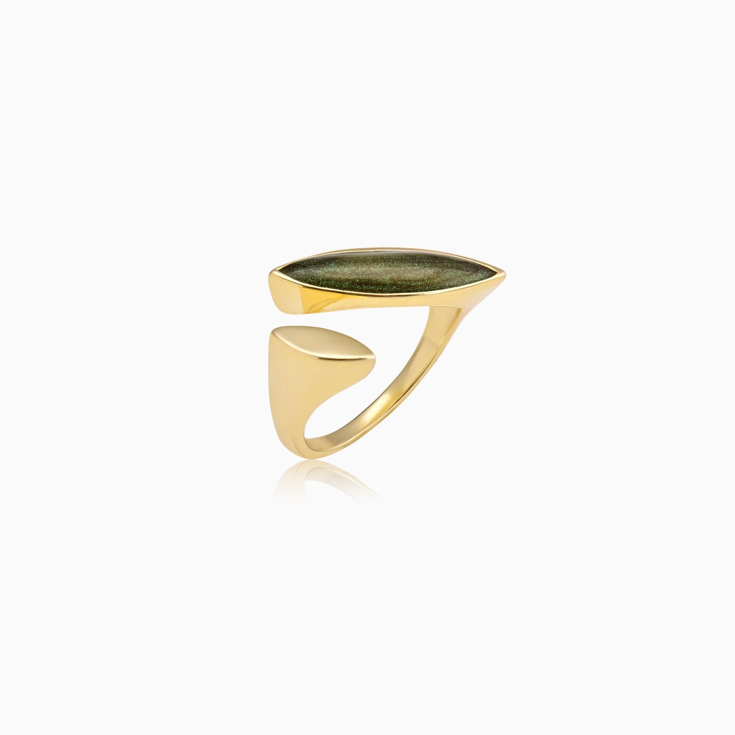 Golden Black Romance Ring