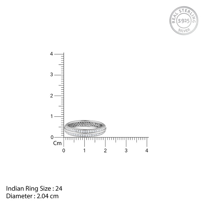 Silver Bold Fate Ring For Him