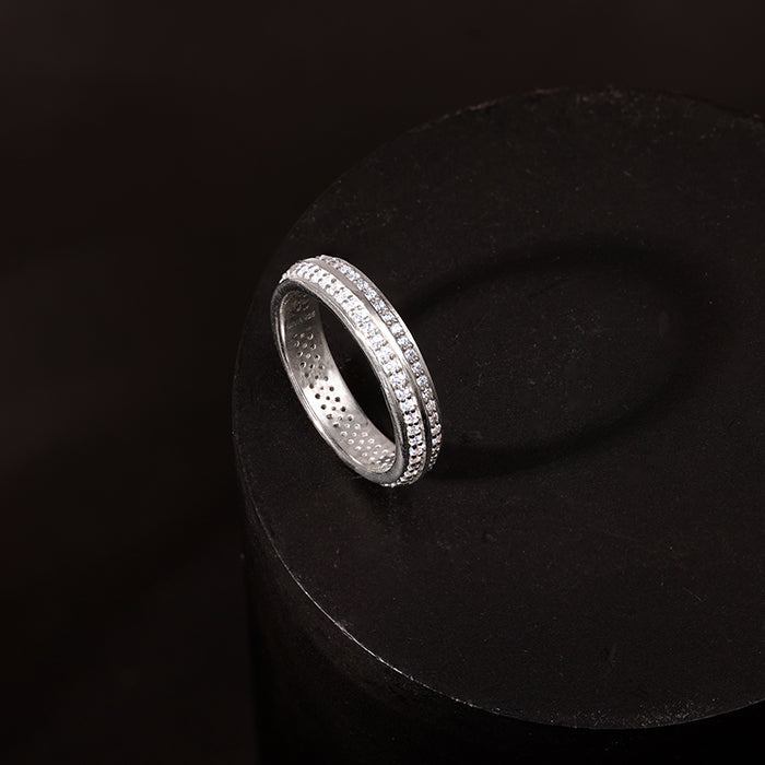 Silver Bold Fate Ring For Him