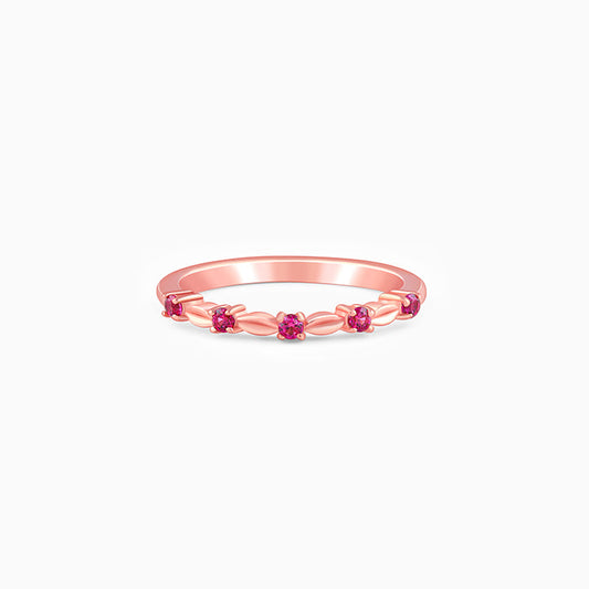 Rose Gold Pink Stunner Ring