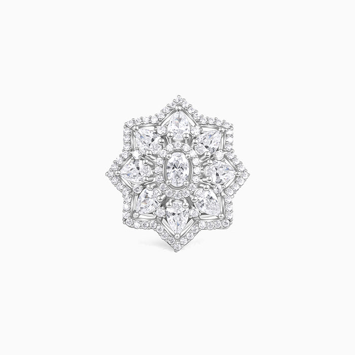 Silver Precious Petals Ring