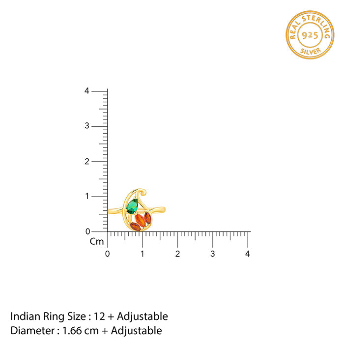 Golden Parvati Ring