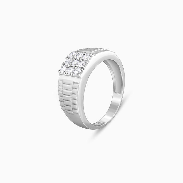 Silver Fuego Ring For Him