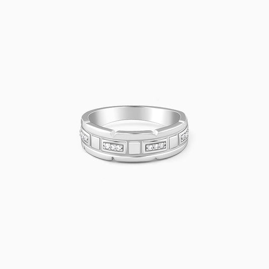 Silver Empire Edge Ring For Him