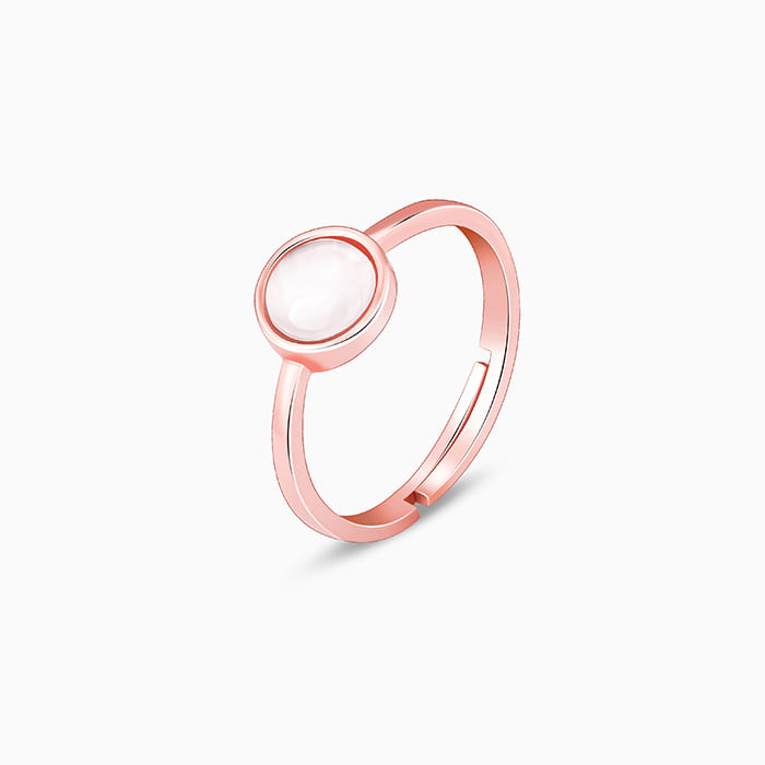 Rose Gold Blush Pink Ring