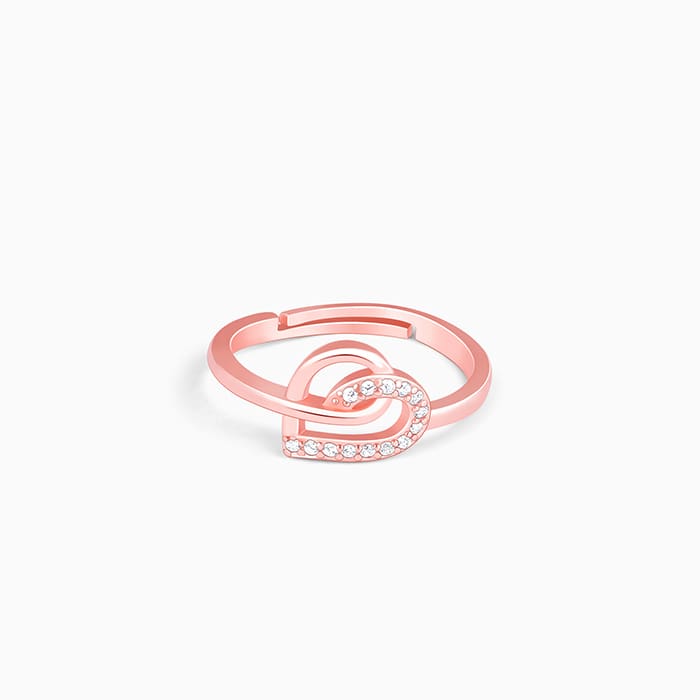 Rose Gold Love Struck Ring