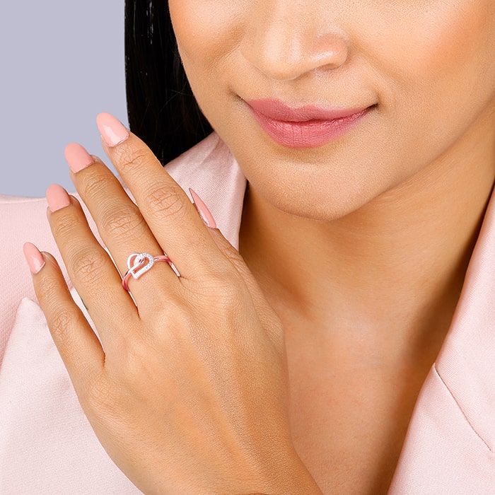 Rose Gold Love Struck Ring