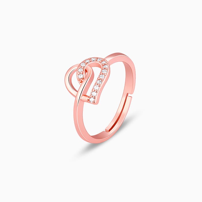 Rose Gold Love Struck Ring