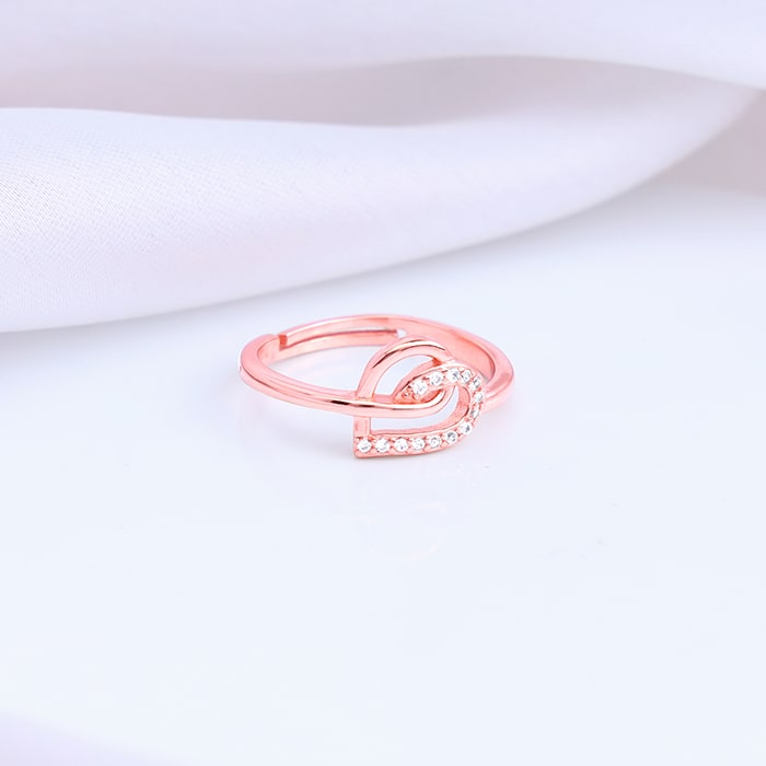 Rose Gold Love Struck Ring