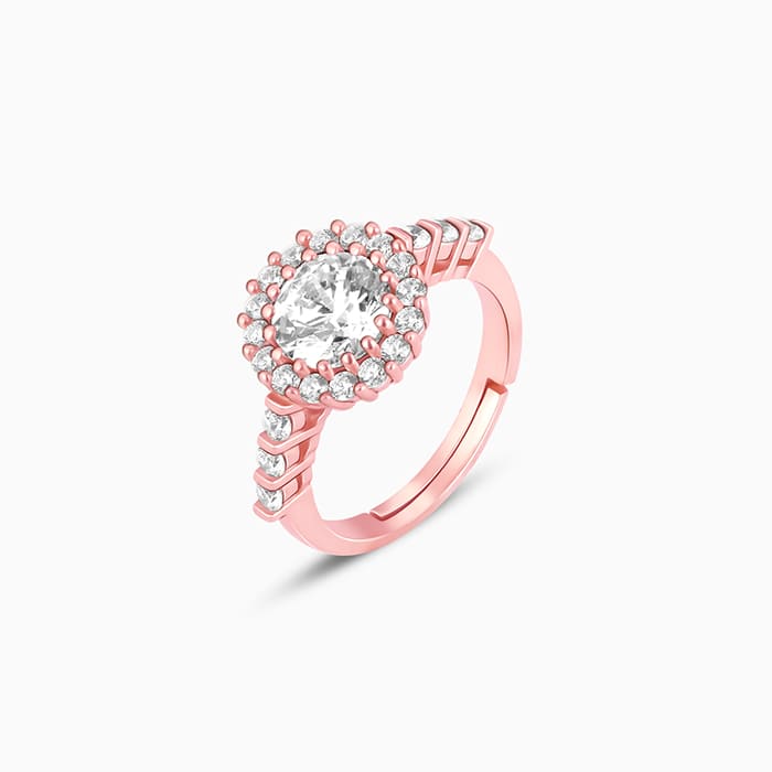 Anushka Sharma Rose Gold Shimmer Ring