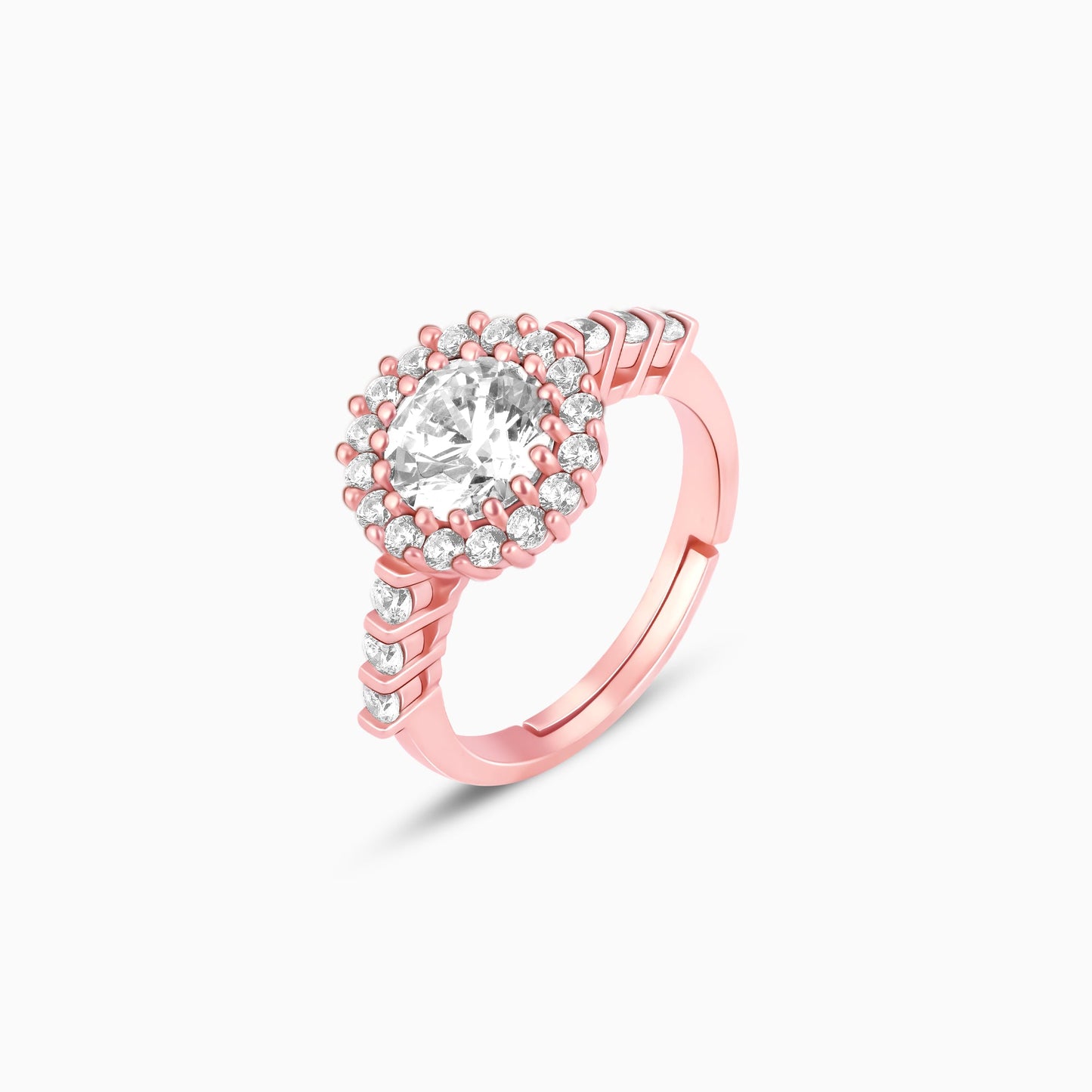 Rose Gold Grace Of Simplicity Stackable Rings