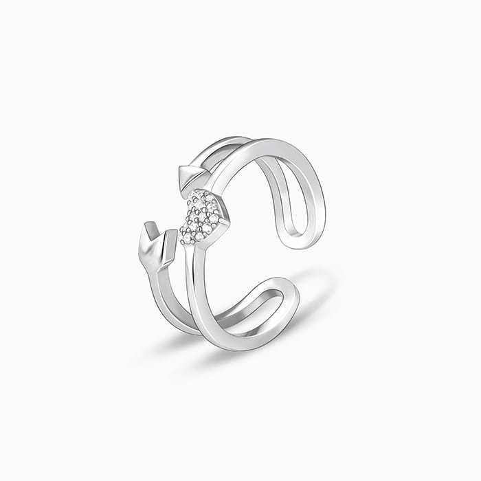 Silver You Won My Heart Ring
