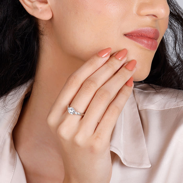 Silver Serenity Shine Ring