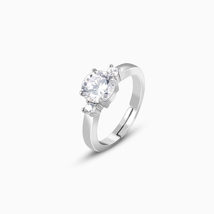 Silver Serenity Shine Ring