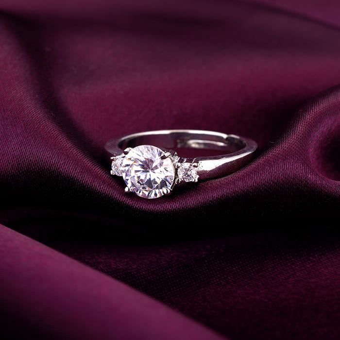 Silver Serenity Shine Ring