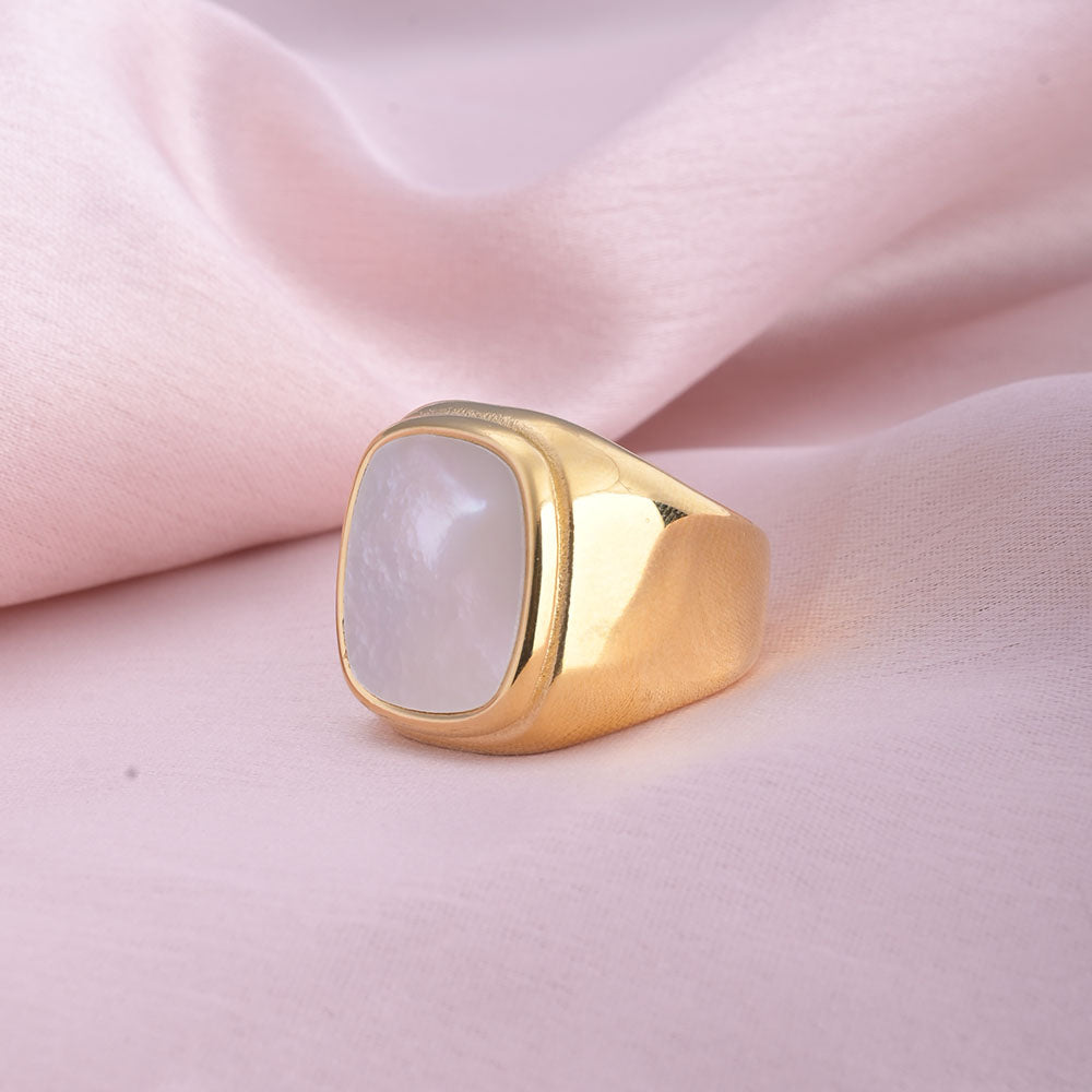 White Galaxy Ring
